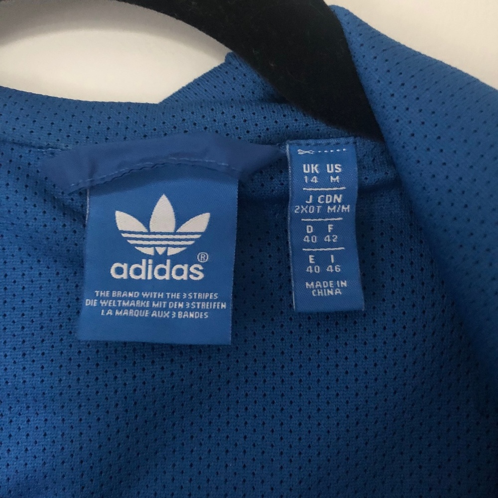 Blue ADIDAS Windbreaker Jacket - Picture 7 of 7